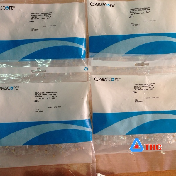 Hạt thoại RJ11 Commscope Chính hãng